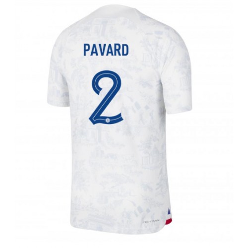 Frankrike Benjamin Pavard #2 Bortedrakt VM 2022 Kortermet Frankrike Benjamin Pavard #2 Bortedrakt VM 2022 Kortermet